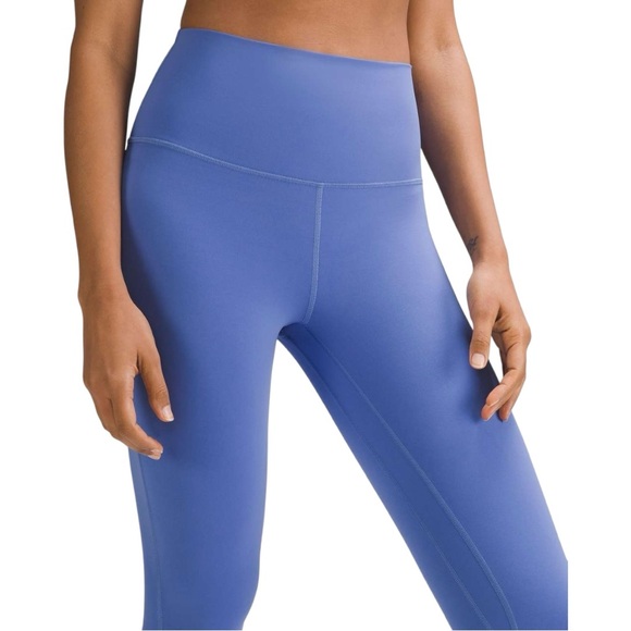 Lululemon Align High-Rise Mini-Flared Pants Size 10 FULL LENGTH Purple Blue - Picture 6 of 10